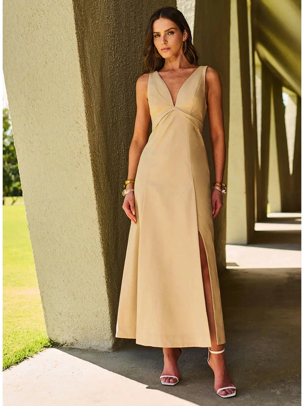 TD MAXI V DRESS