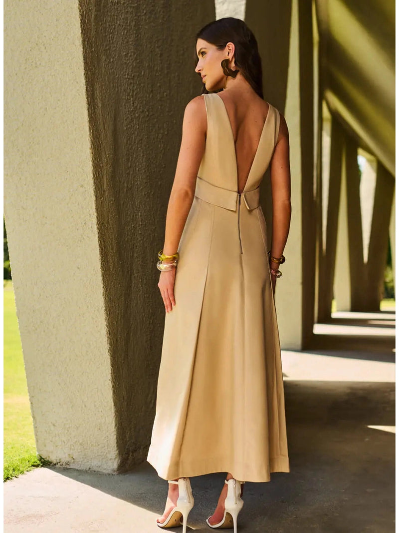 TD MAXI V DRESS