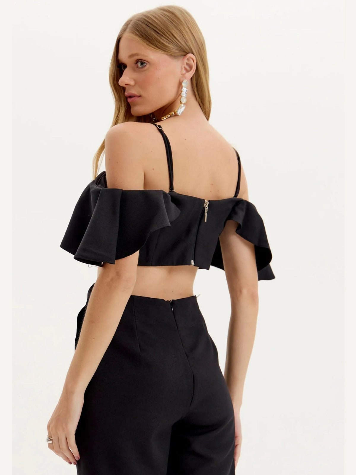 AMAR RUFFLES JUMPSUIT