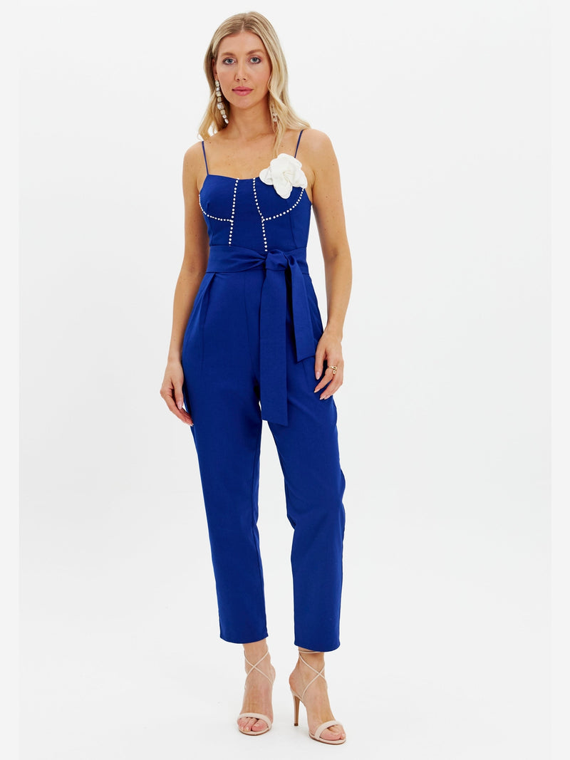 LONG JUMPSUIT WITH FLOWER