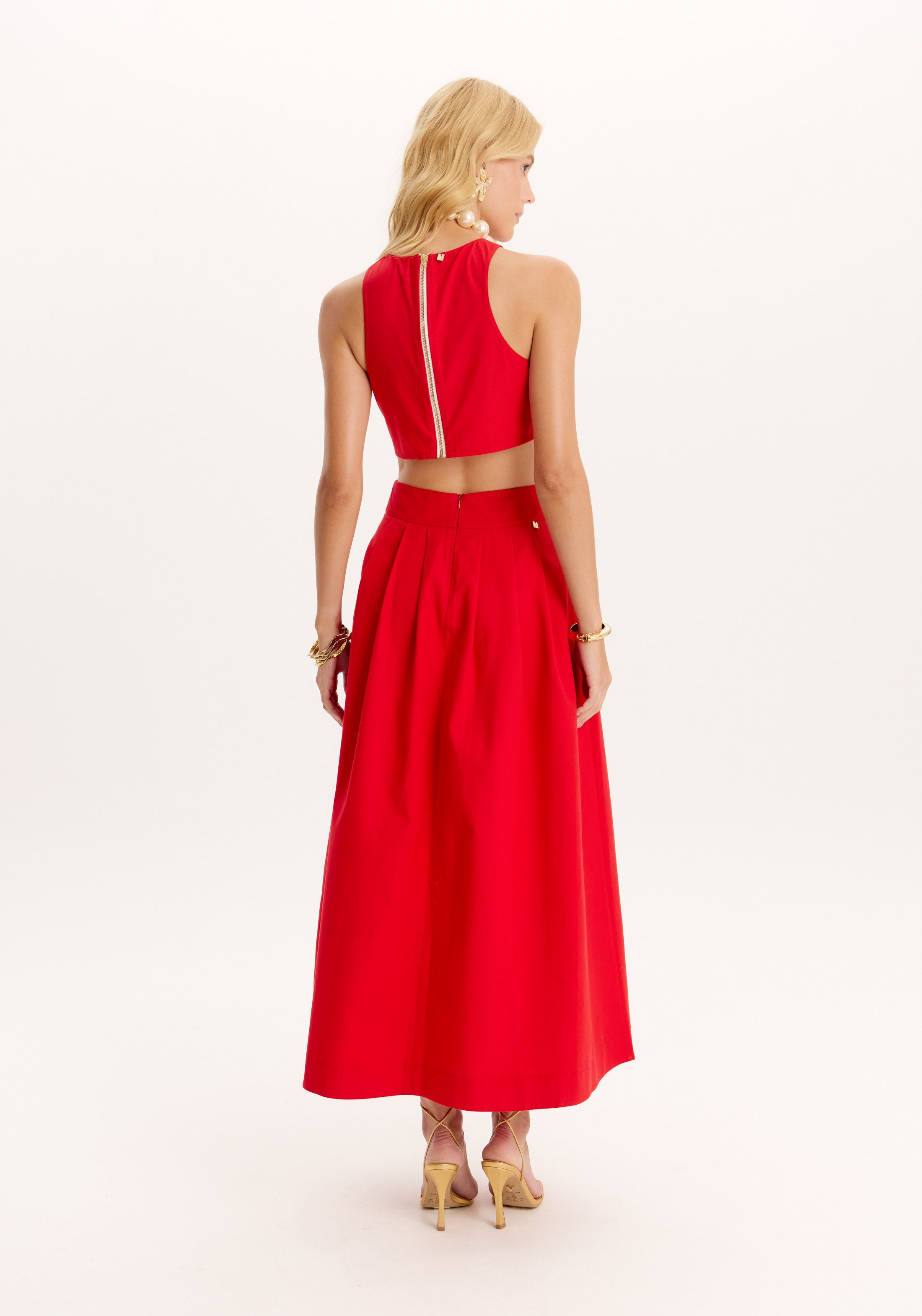 AMAR SKIRT AND CROPPED TOP MATCHING SET