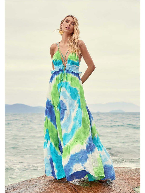 AMAR TieDye Maxi Dress