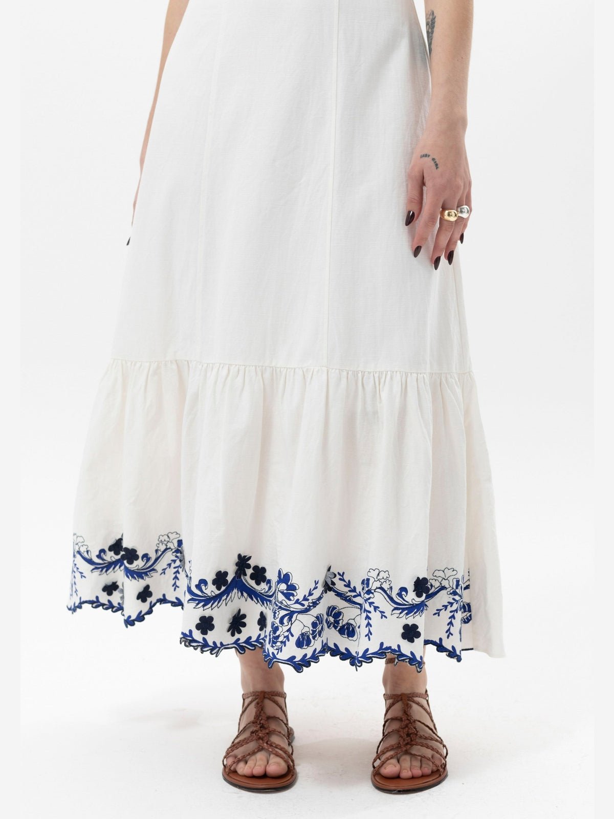 AMAR COTTON EMBROIDERY DRESS