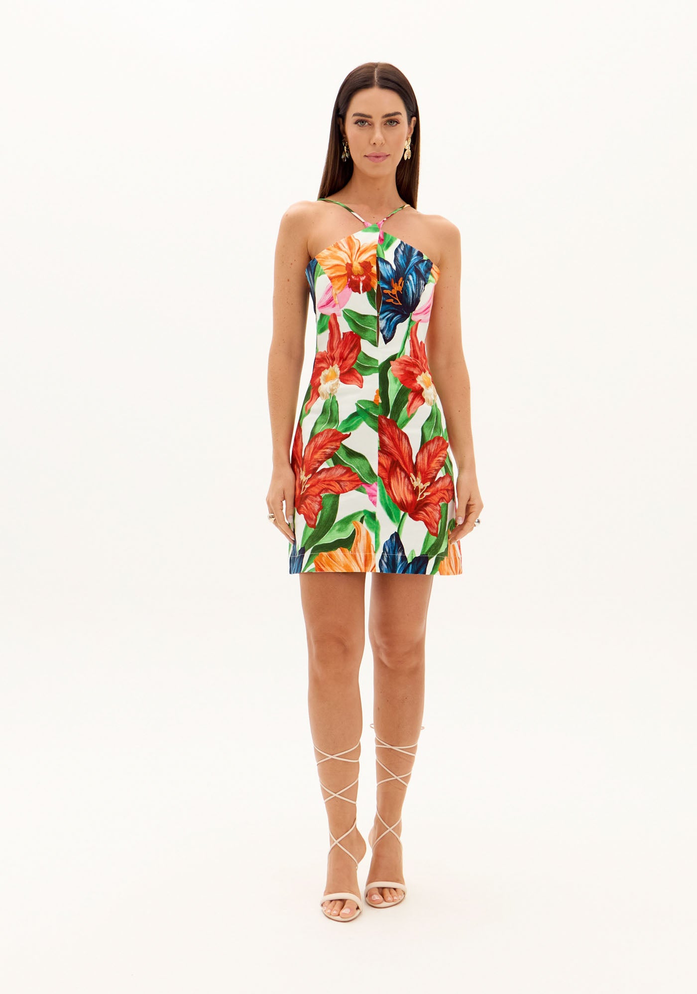 AMAR BODYCON FLORAL DRESS