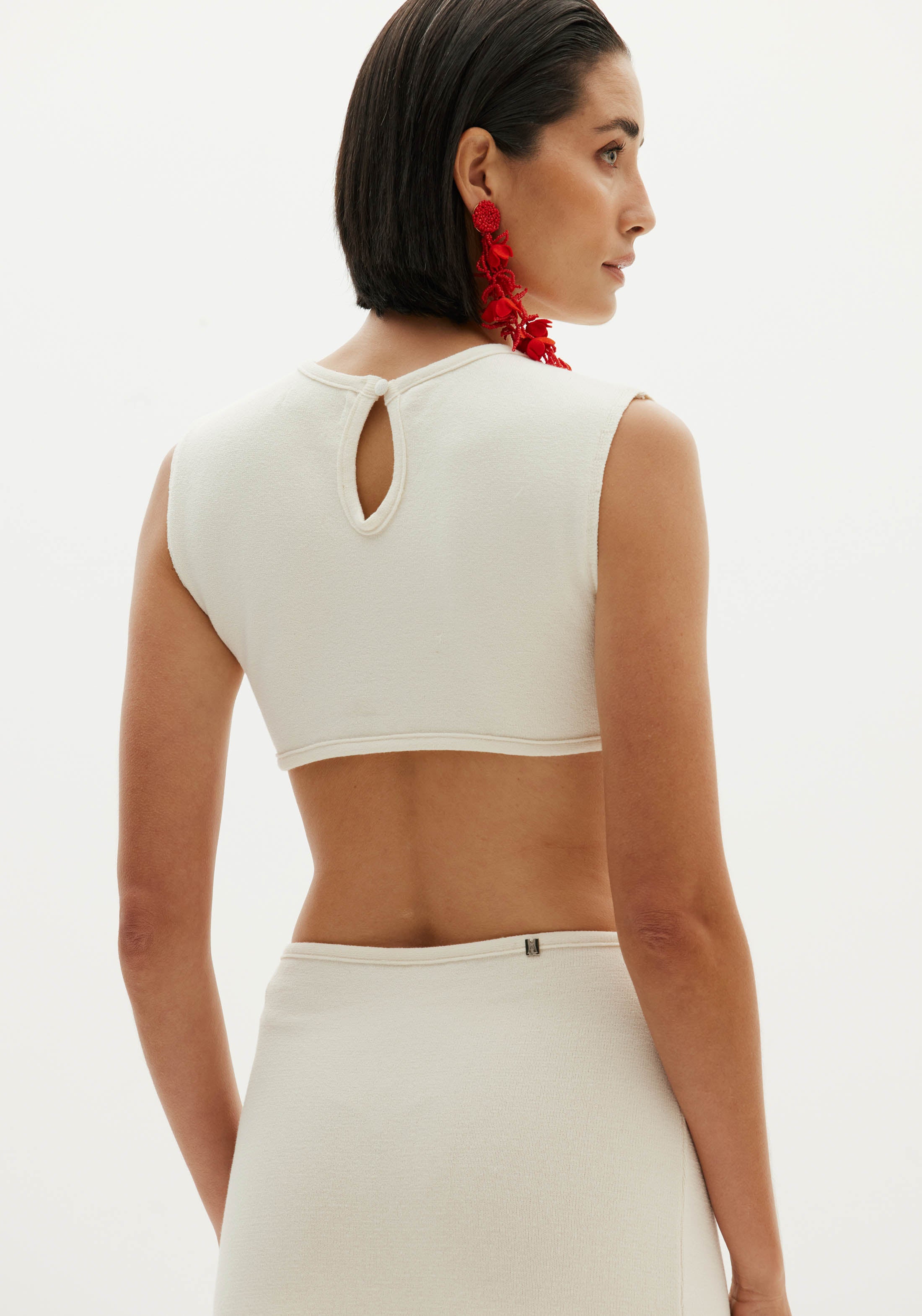 AMAR BODYCON WHITE DRESS