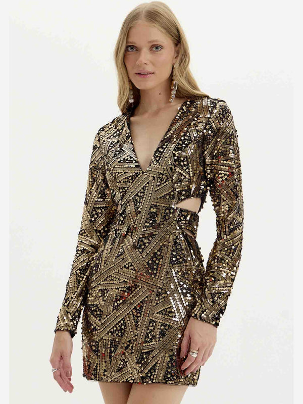 AMAR SEQUINS MINI DRESS