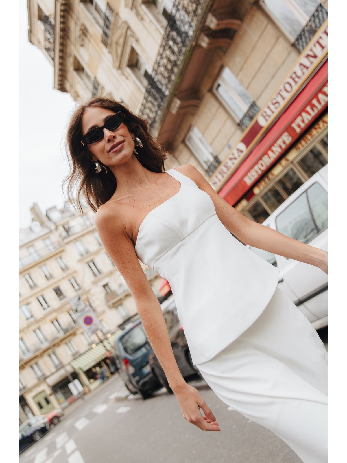 CLASSIC ONE SHOULDER WHITE SET