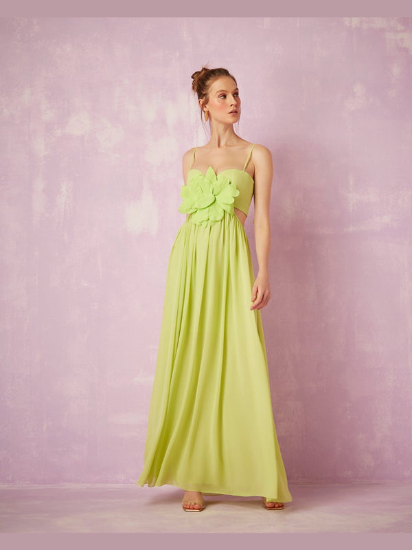 ARB RESORT DROP LIME GOWN