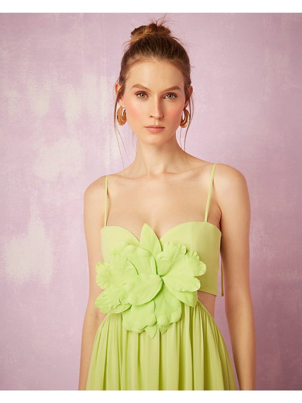 ARB RESORT DROP LIME GOWN