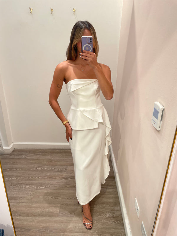 MIDI WHITE DRESS