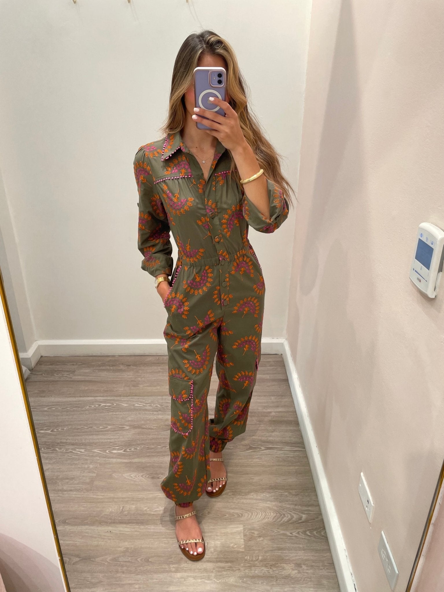 SC COTTON EMBROIDERY JUMPSUIT