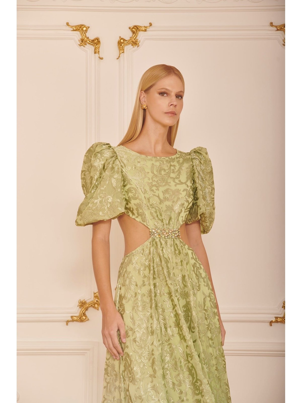 BTD ORGANZA EMBROIDERED DRESS