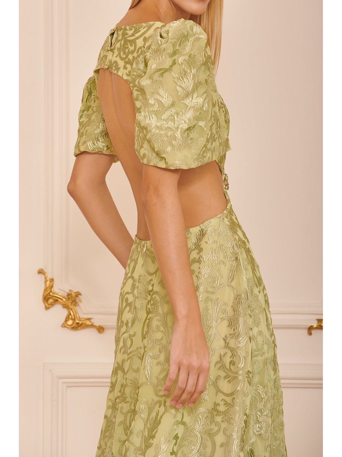 BTD ORGANZA EMBROIDERED DRESS