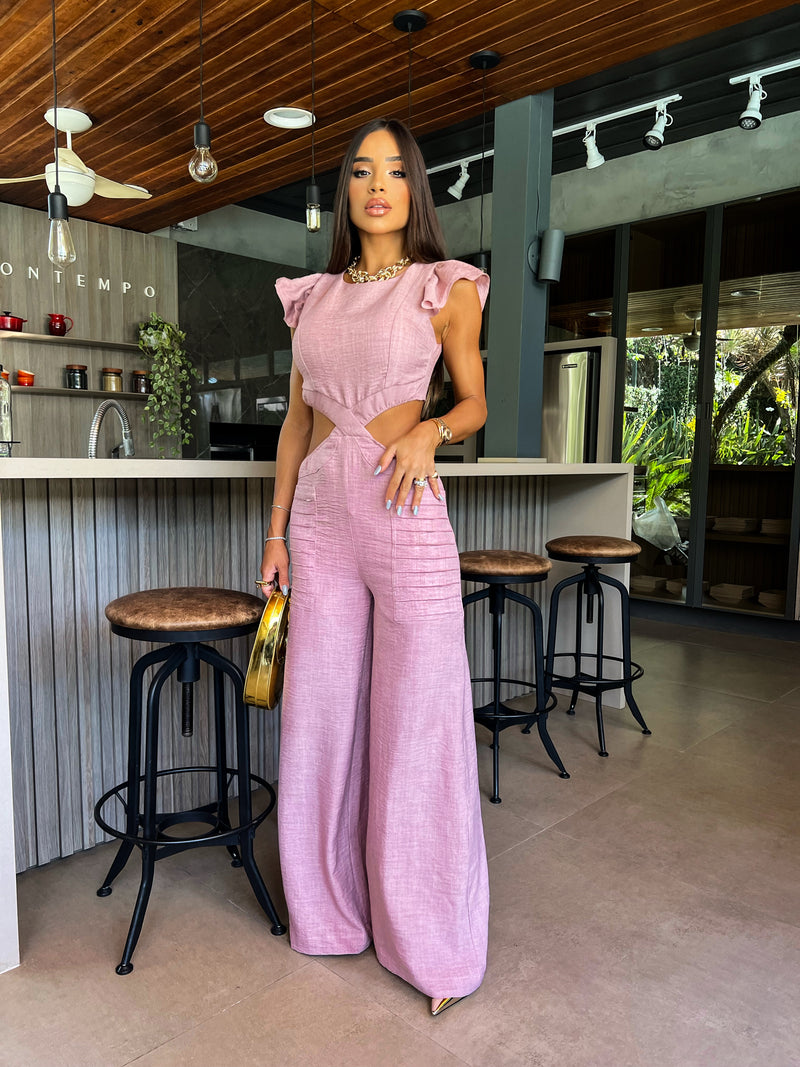 JOY PINK JUMPSUIT