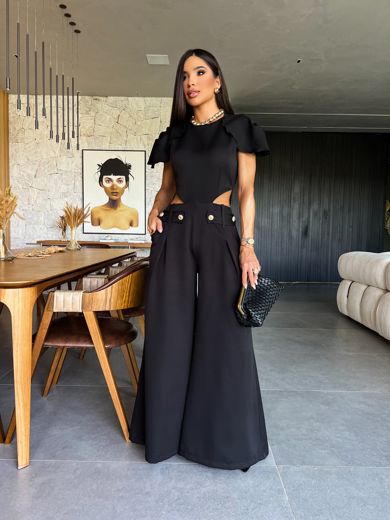 BLACK ANTONELLA JUMPSUIT