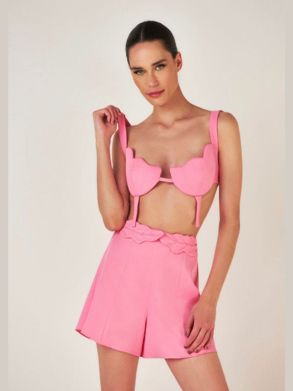 HL TULIP PINK SHORT SET