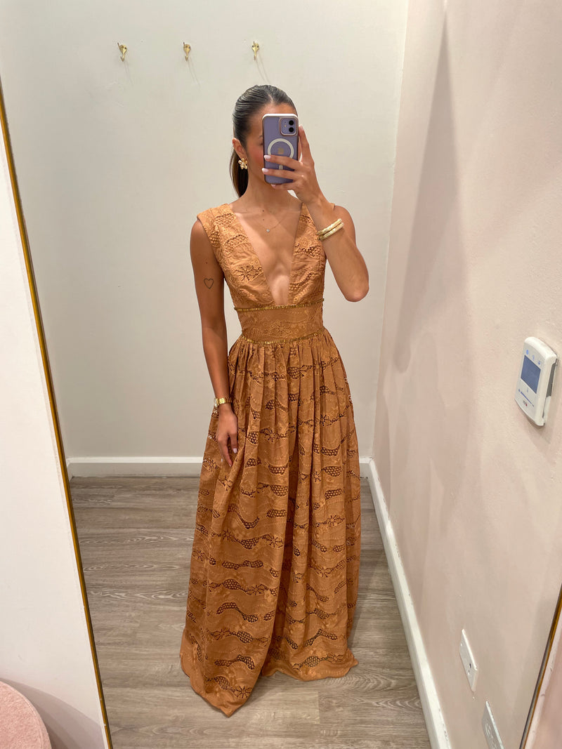 MIDI MAXI V DRESS