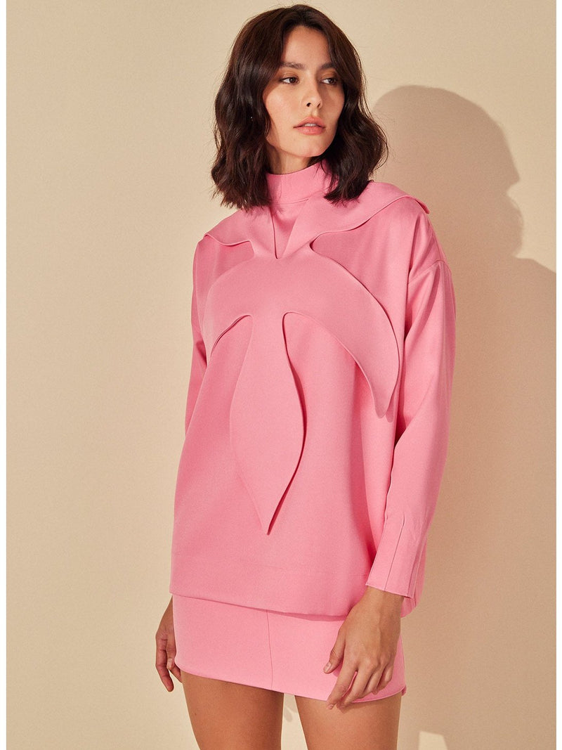 HL SERENO LONG SLEEVE TOP PINK