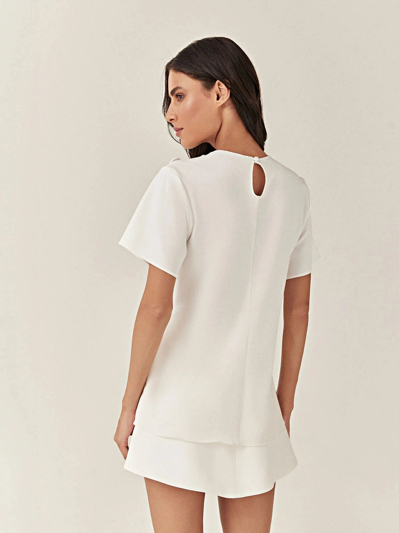 HL IFIGENIA BLOUSE WHITE