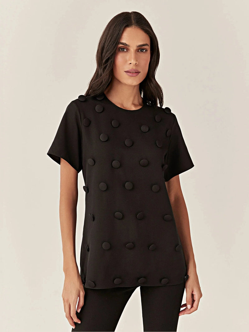 HL IFIGENIA BLOUSE BLACK