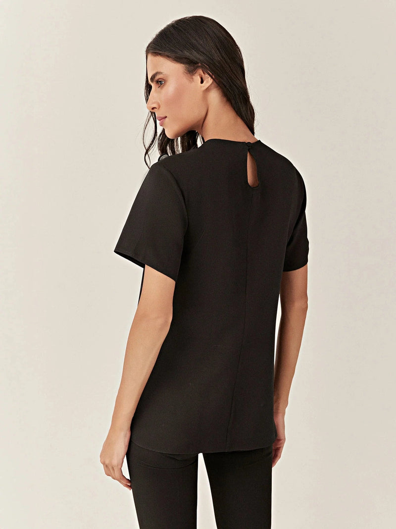 HL IFIGENIA BLOUSE BLACK