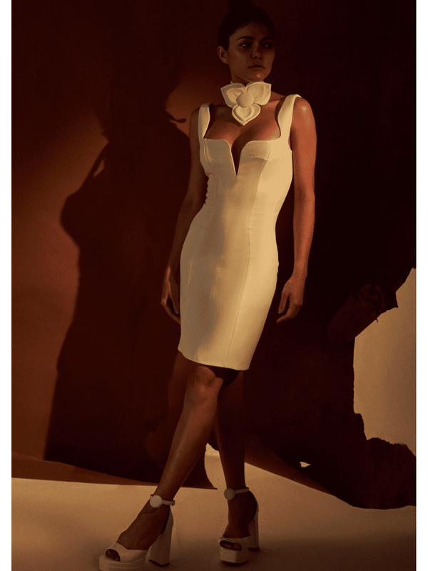 HL Moulage White Dress