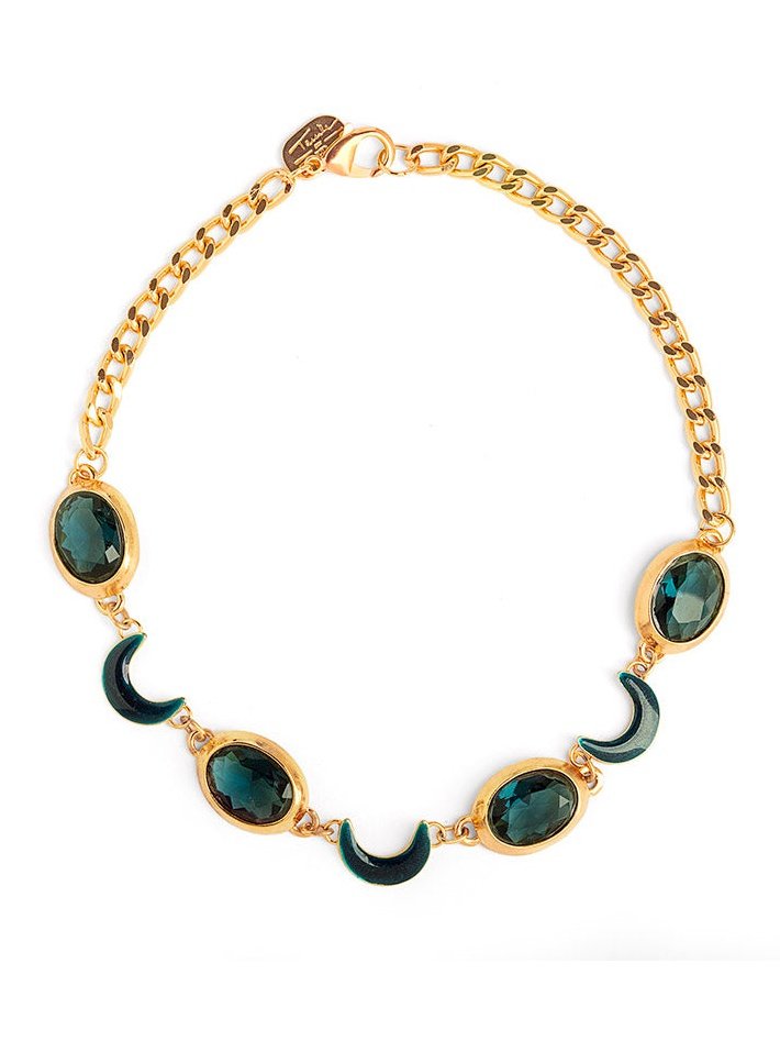 RB Tarsila Gold Moon Stone Necklace