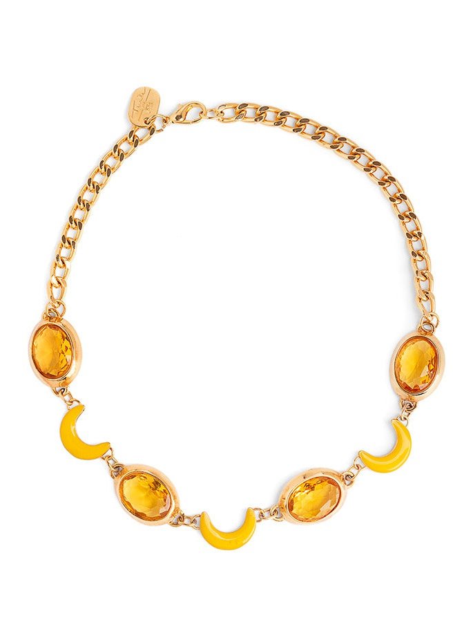 RB Tarsila Gold Moon Stone Necklace