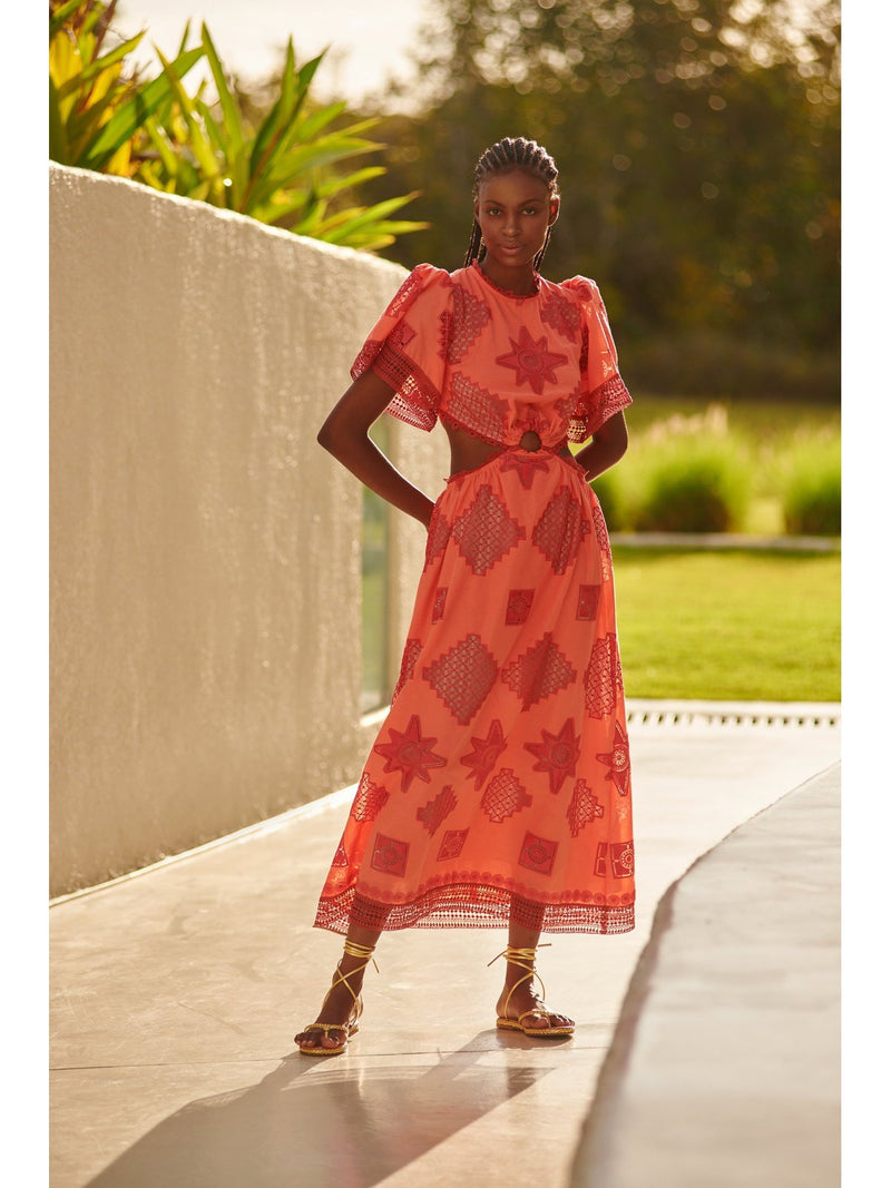 Timeless Collection - Coral Embroidered